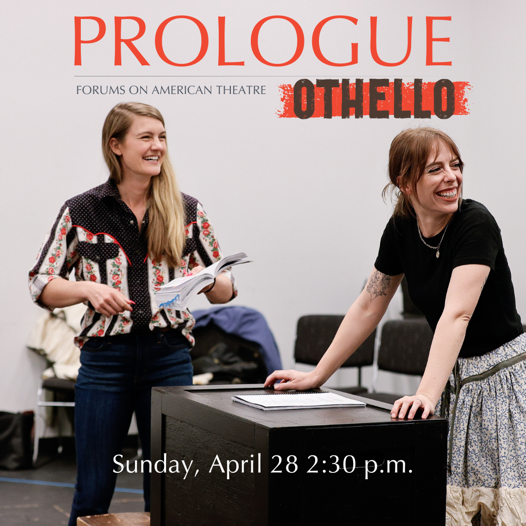 Othello Prologue Discussion Sun 4/28 @ 2:30PM