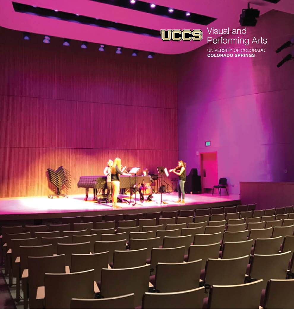 picture of performers on stage in the chapman foundations recital hall